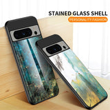 Google Pixel 8 Pro Plastik Mobil Cover m. Glasbagside - Due Motiv