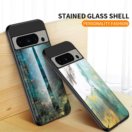 Google Pixel 8 Pro Plastik Mobil Cover m. Glasbagside - Due Motiv