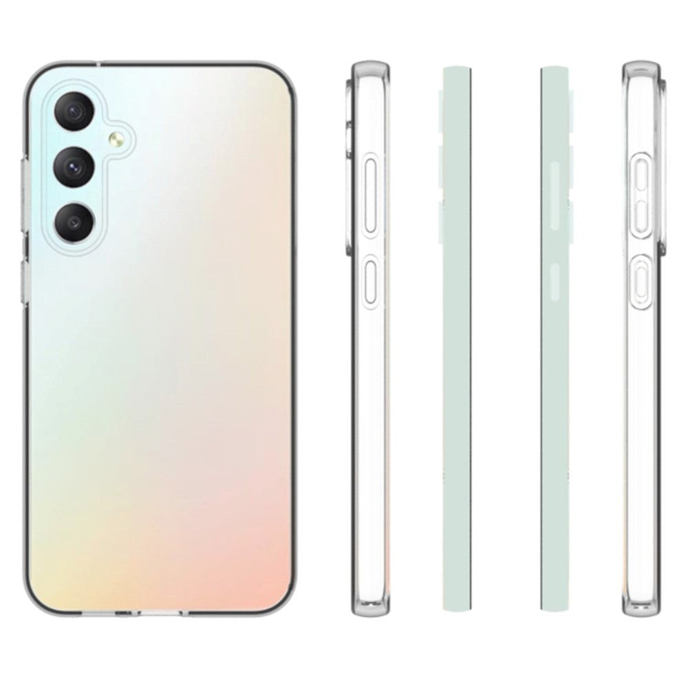 Samsung Galaxy S23 FE Fleksibel Plastik Mobil Cover - Gennemsigtig