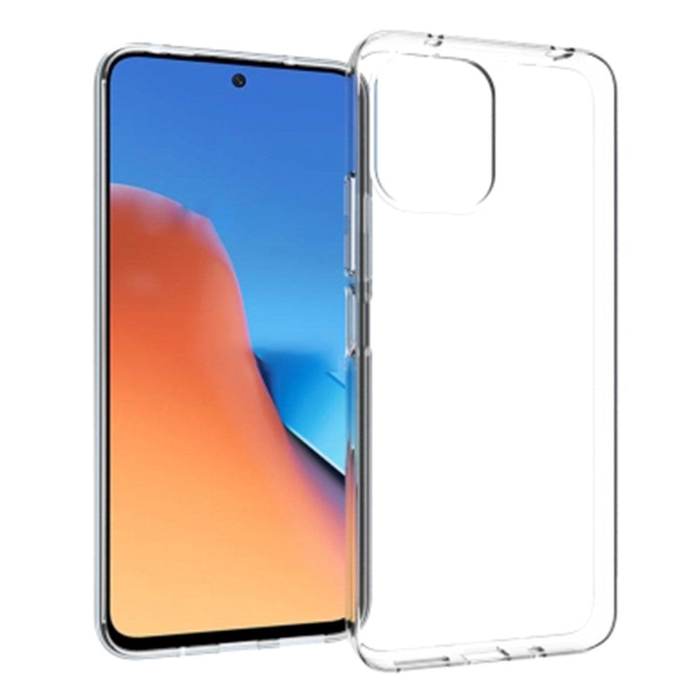 Xiaomi Redmi 12 (4G) / 12 (5G) / Poco M6 Pro (5G) Fleksibelt Plastik Mobil Cover - Gennemsigtig
