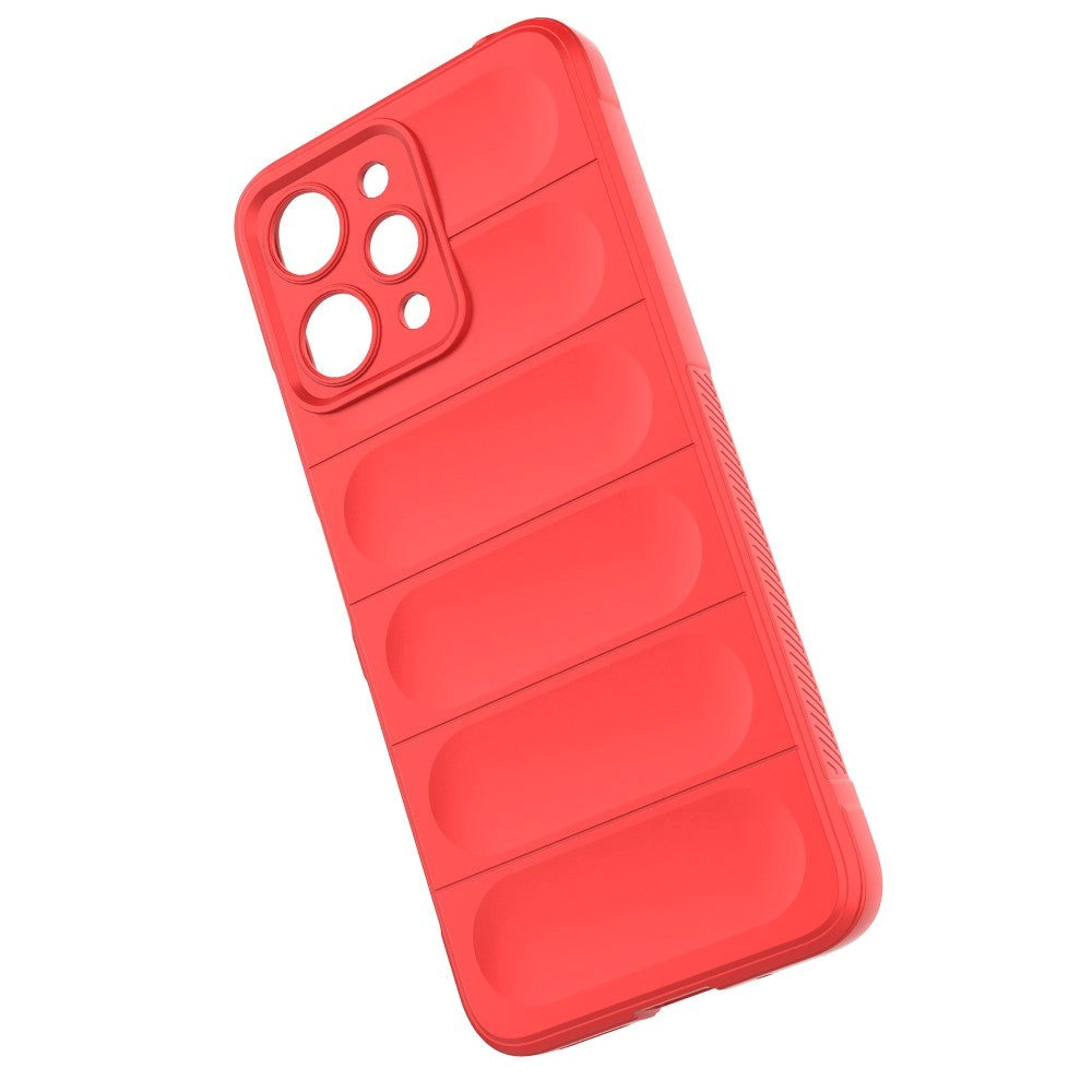 Xiaomi Redmi 12 (4G) Fleksibelt Plastik Mobil Cover - Rød
