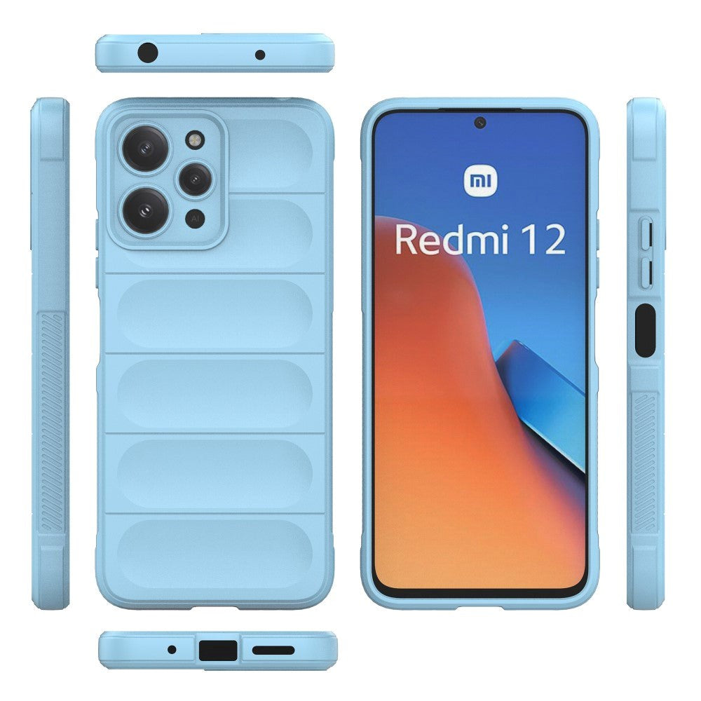 Xiaomi Redmi 12 (4G) Fleksibelt Plastik Mobil Cover - Turkis