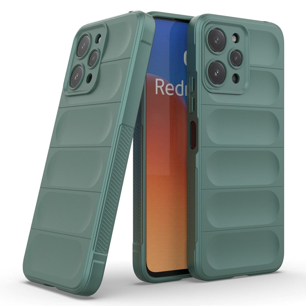 Xiaomi Redmi 12 (4G) Fleksibelt Plastik Mobil Cover - Grøn