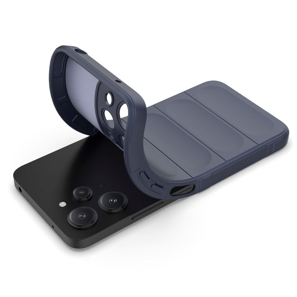 Xiaomi Redmi 12 (4G) Fleksibelt Plastik Mobil Cover - Mørkeblå