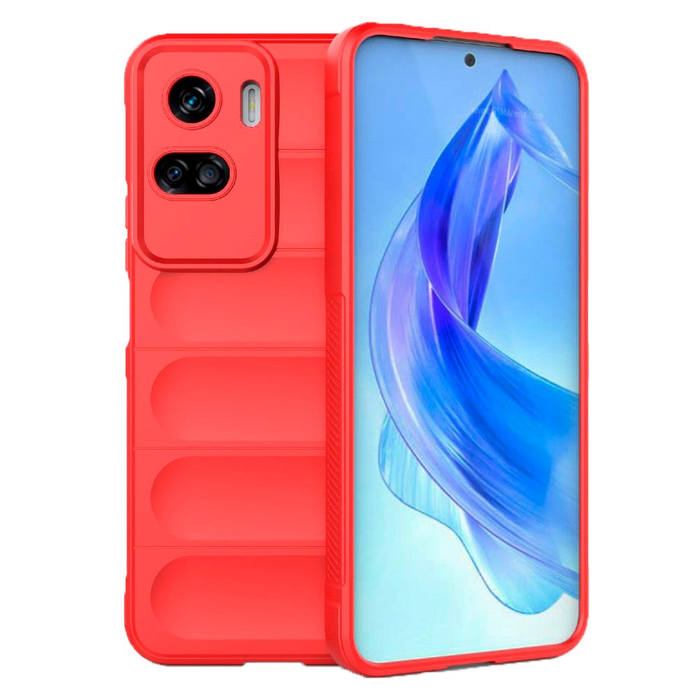 Honor 90 Lite Fleksibelt Plastik Mobil Cover - Rød
