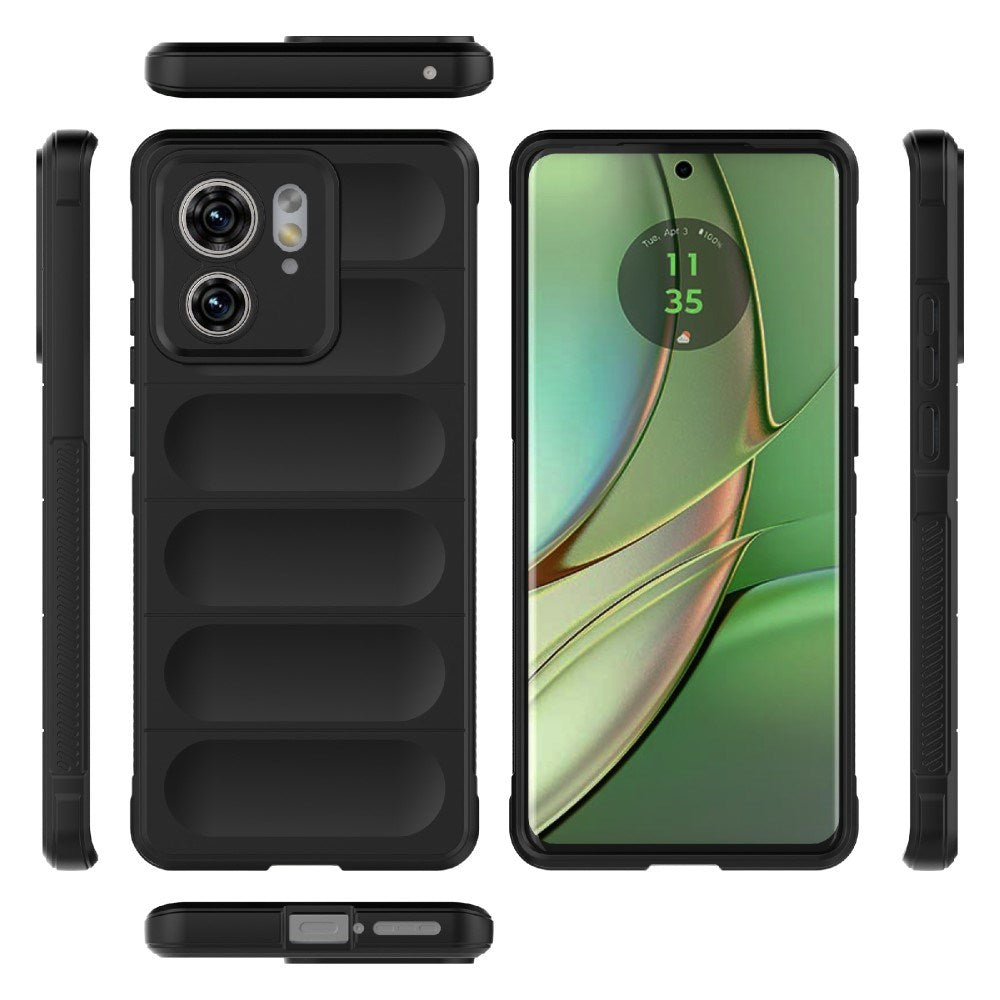 EIDERWOOD Motorola Edge 40 Fleksibelt Plastik Mobil Cover - Sort