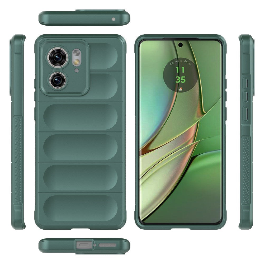 EIDERWOOD Motorola Edge 40 Fleksibelt Plastik Mobil Cover - Grøn