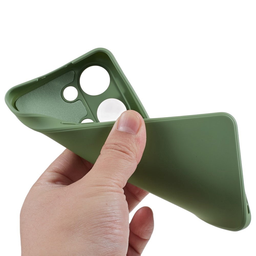 OnePlus Nord 3 5G Fleksibelt Plastik Mobil Cover - Grøn