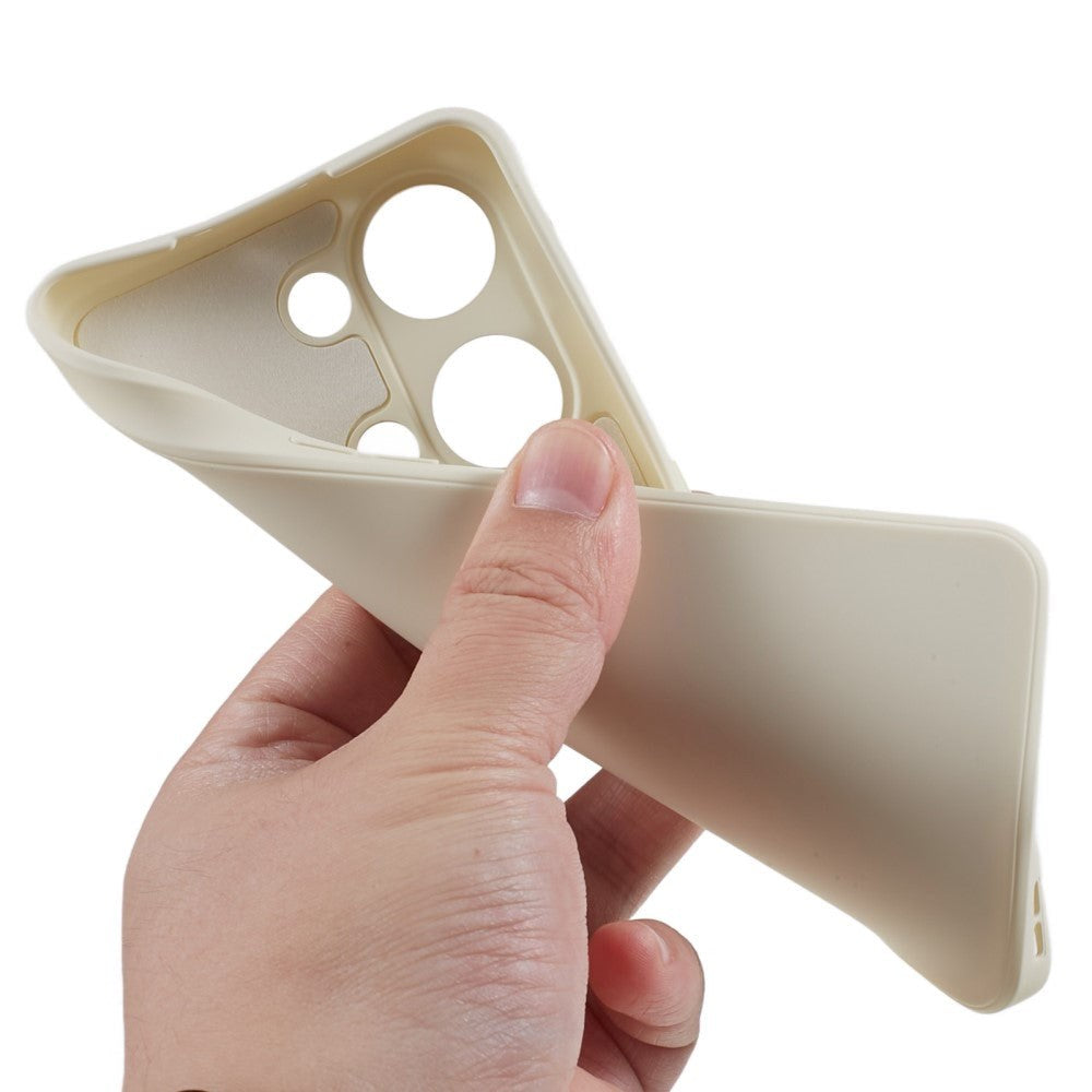 OnePlus Nord 3 5G Fleksibelt Plastik Mobil Cover - Hvid