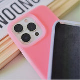 iPhone 15 Pro Jelly Silikone Mobil Cover - Pink