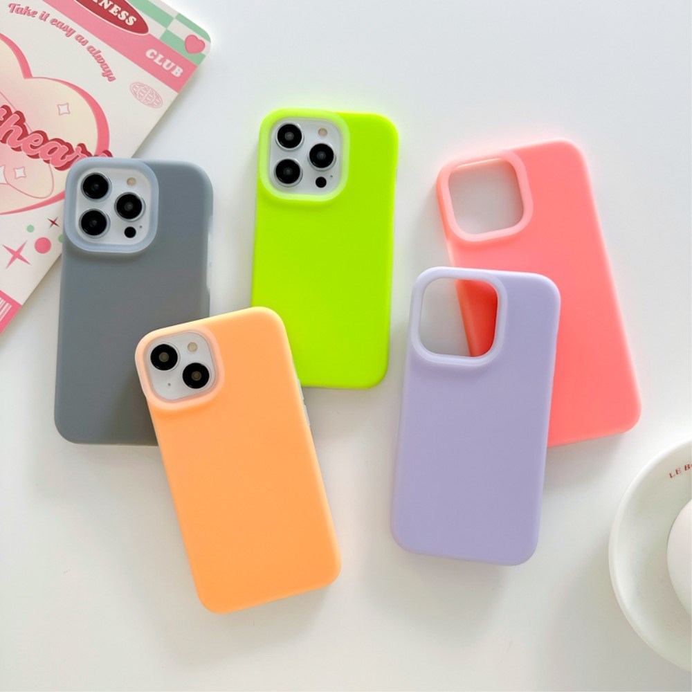 iPhone 15 Pro Jelly Silikone Mobil Cover - Pink