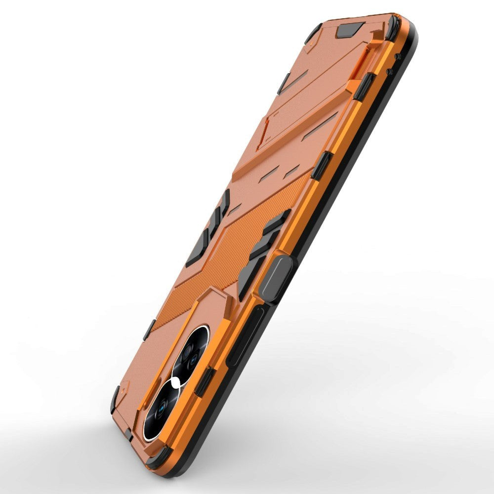 Honor 90 Lite Hybrid Håndværker Mobil Cover m. Kickstand - Orange