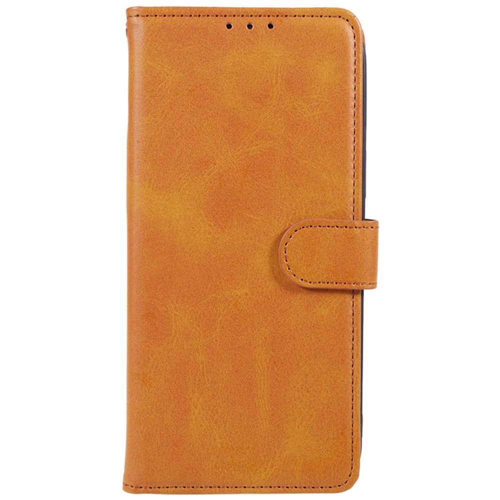 Samsung Galaxy M34 (5G) / F34 (5G) Læder Mobil Cover m. Pung og Strop - Brun