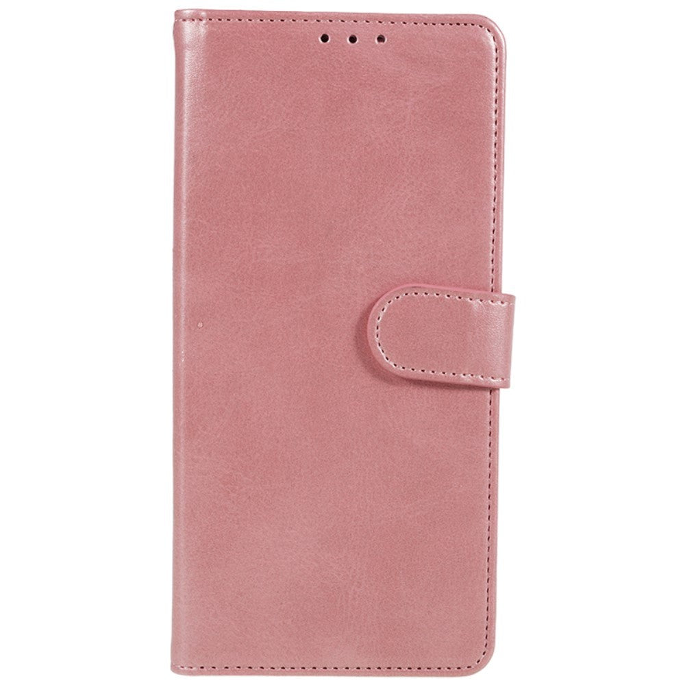Samsung Galaxy M34 (5G) / F34 (5G) Læder Mobil Cover m. Pung og Strop - Rose Gold