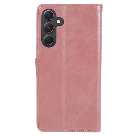 Samsung Galaxy M34 (5G) / F34 (5G) Læder Mobil Cover m. Pung og Strop - Rose Gold