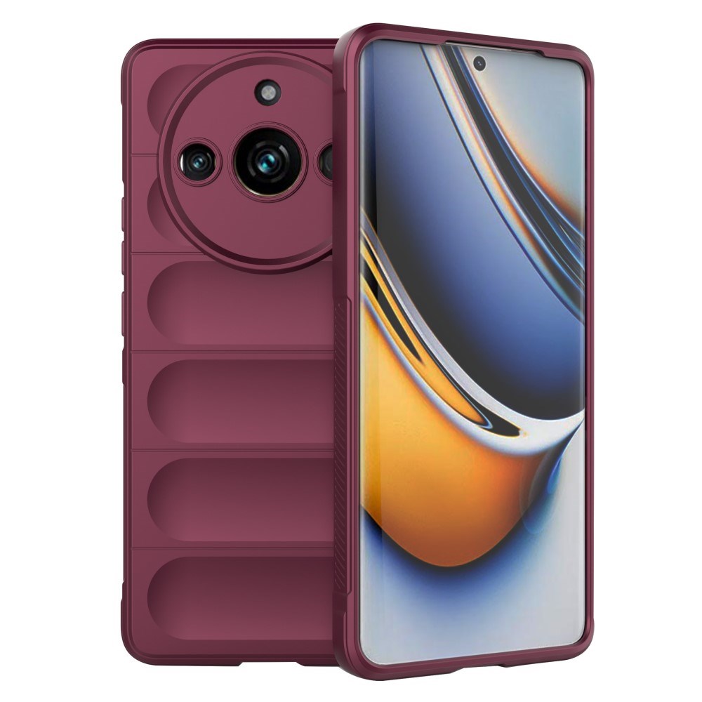 EIDERWOOD Realme 11 Pro+ 5G / 11 Pro 5G Fleksibelt Plastik Mobil Cover - Vinrød