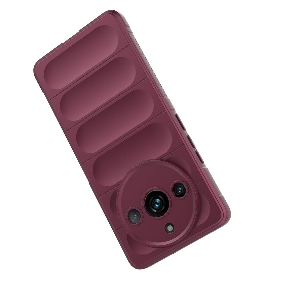 EIDERWOOD Realme 11 Pro+ 5G / 11 Pro 5G Fleksibelt Plastik Mobil Cover - Vinrød