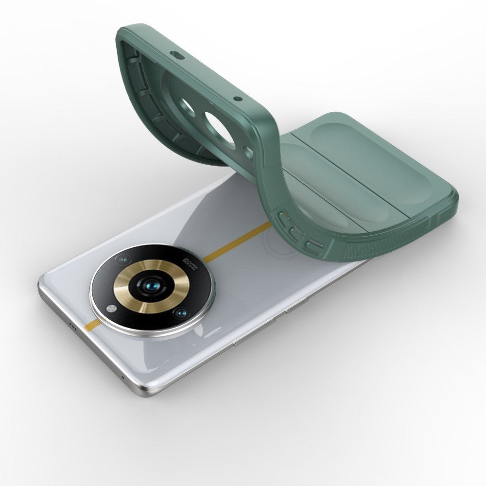 EIDERWOOD Realme 11 Pro+ 5G / 11 Pro 5G Fleksibelt Plastik Mobil Cover - Grøn