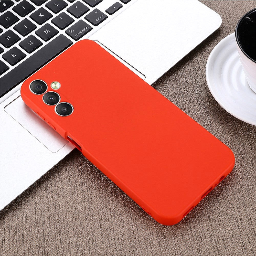 Samsung Galaxy M34 (5G) / F34 (5G) Liquid Silikone Mobil Cover m. Strop - Rød