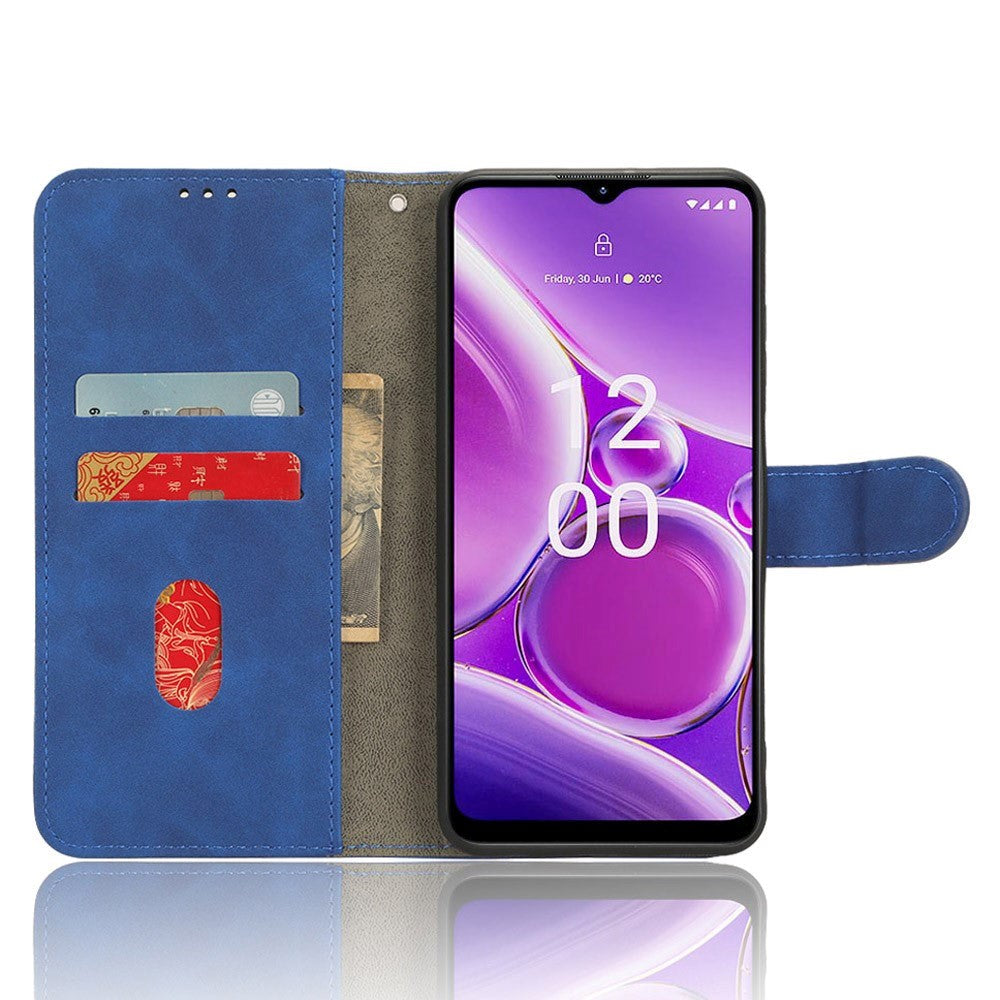 Nokia G42 Læder Mobil Cover m. Kortholder & Ståfunktion - Blå