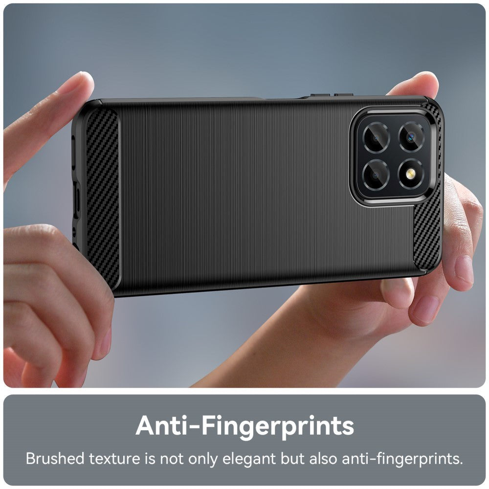 Honor 70 Lite Brushed Carbon Mobil Cover - Sort