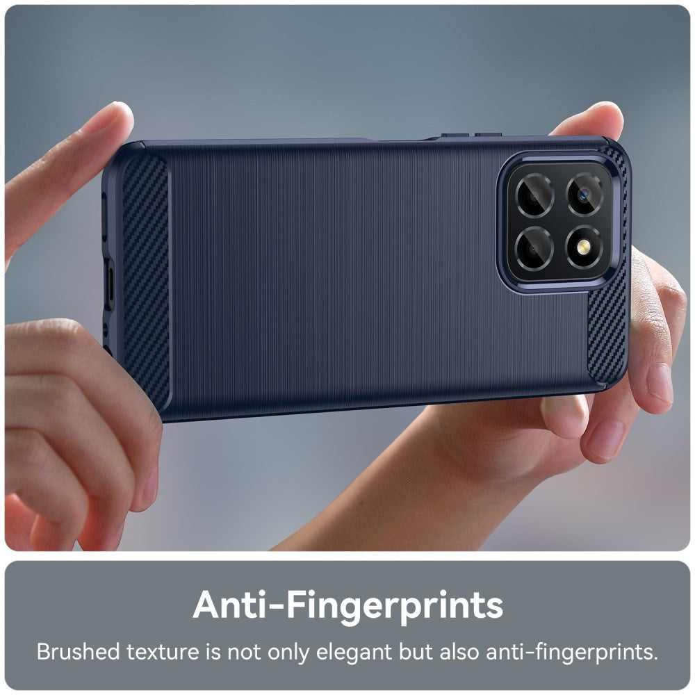 Honor 70 Lite Brushed Carbon Mobil Cover - Blå
