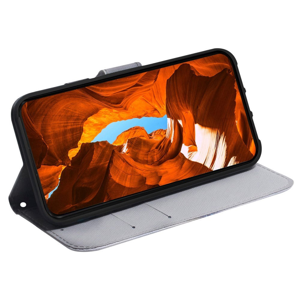 Samsung Galaxy A25 (5G) Læder Mobil Cover m. Pung & Print - Hund med Hjerte