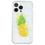 iPhone 15 Pro Fleksibel Plastik Mobíl Cover - Ananas