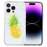 iPhone 15 Pro Fleksibel Plastik Mobíl Cover - Ananas