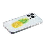 iPhone 15 Pro Fleksibel Plastik Mobíl Cover - Ananas