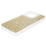 iPhone 15 Pro Glimmer Mobil Cover - Guld