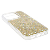 iPhone 15 Pro Glimmer Mobil Cover - Guld