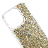 iPhone 15 Pro Glimmer Mobil Cover - Guld