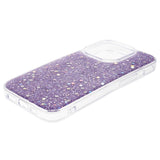 iPhone 15 Pro Glimmer Mobil Cover - Lilla