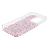 iPhone 15 Pro Glitter Mobil Cover - Lyserød