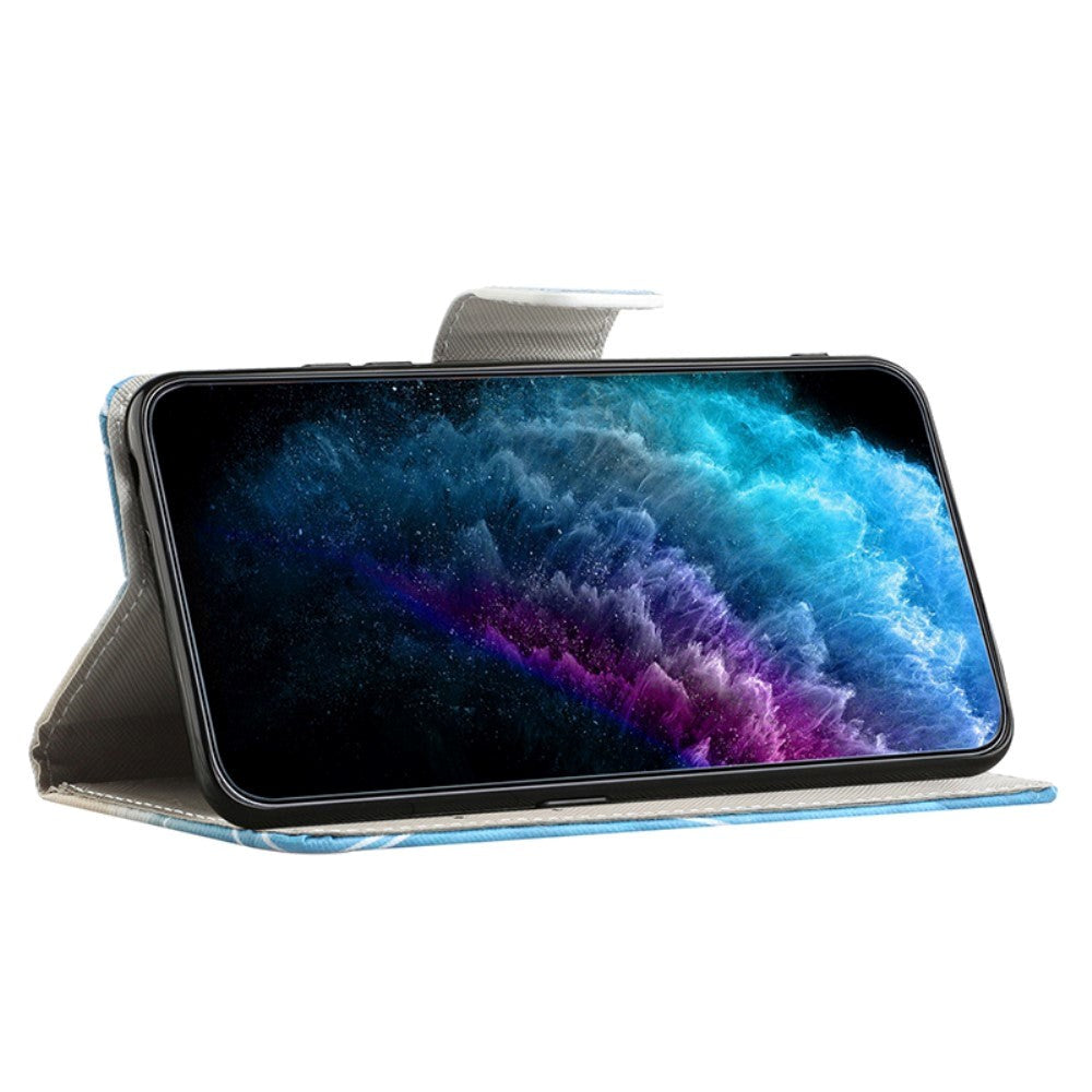 Honor 90 Lite Læder Mobil Cover m. Pung & Ståfunktion - Camouflage