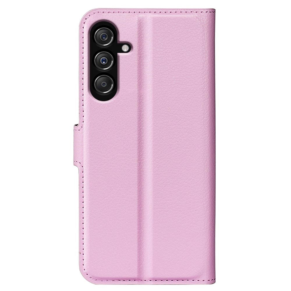 Samsung Galaxy M34 (5G) / F34 (5G) Litchi Læder Mobil Cover m. Pung - Baby Lyserød