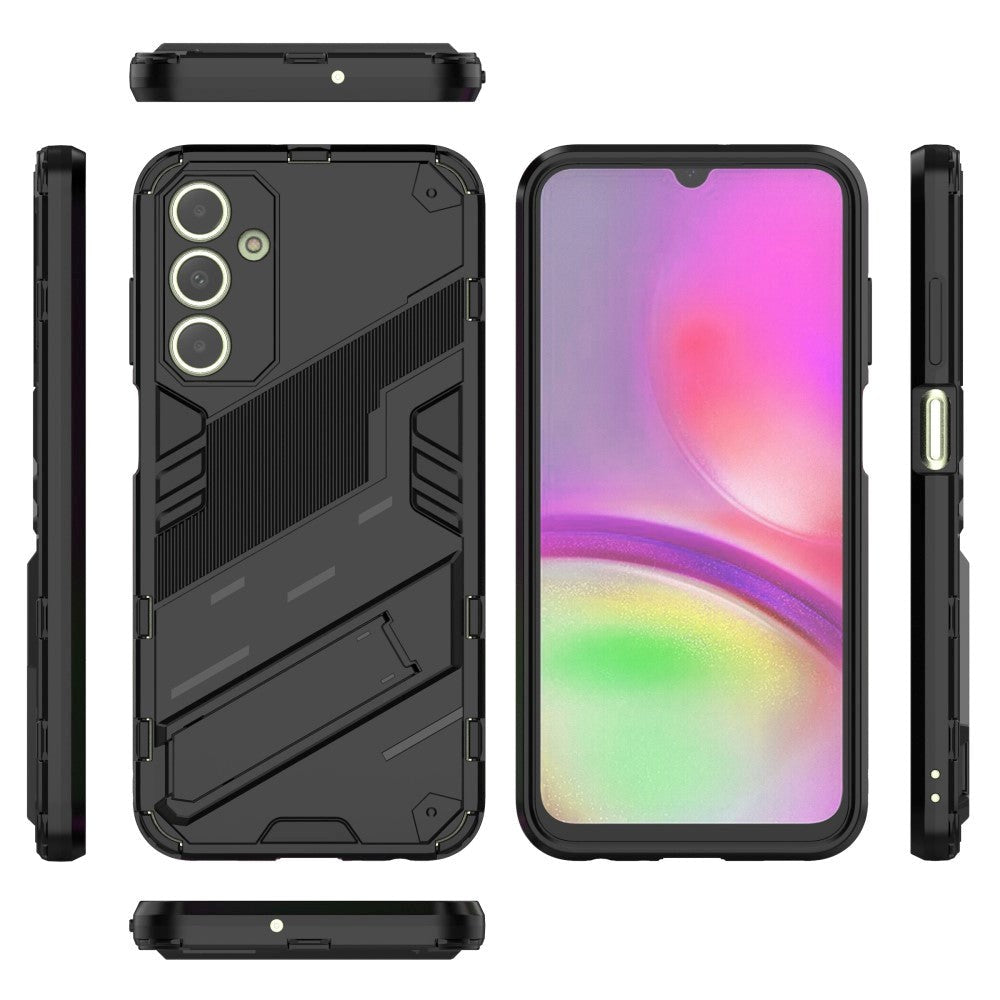 Samsung Galaxy A25 (5G) Hybrid Håndværker Mobil Cover m. Kickstand - Sort