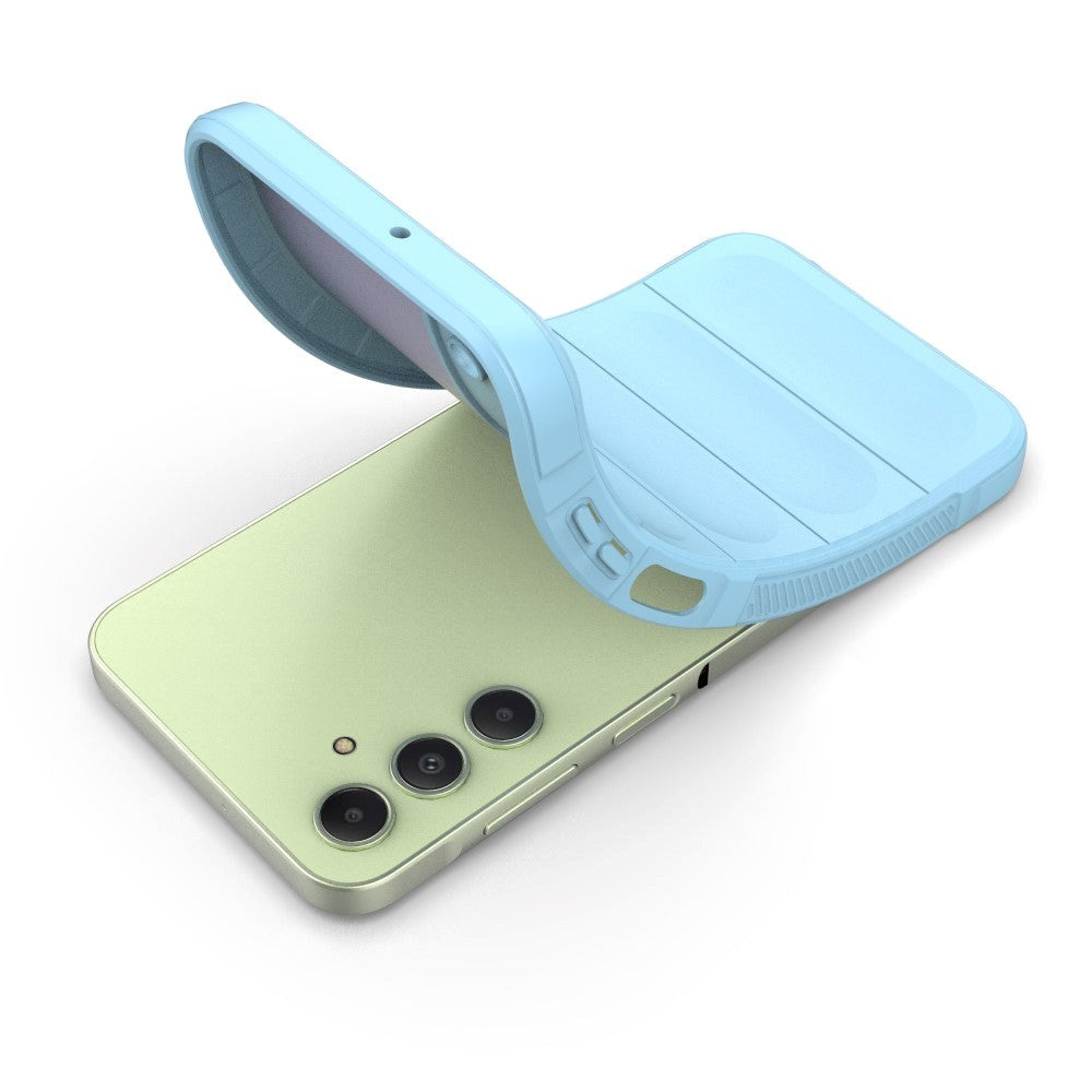 Samsung Galaxy A25 (5G) Fleksibelt Plastik Mobil Cover - Lyseblå