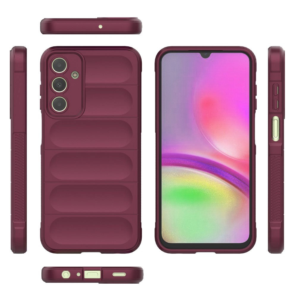 Samsung Galaxy A25 (5G) Fleksibelt Plastik Mobil Cover - Vinrød