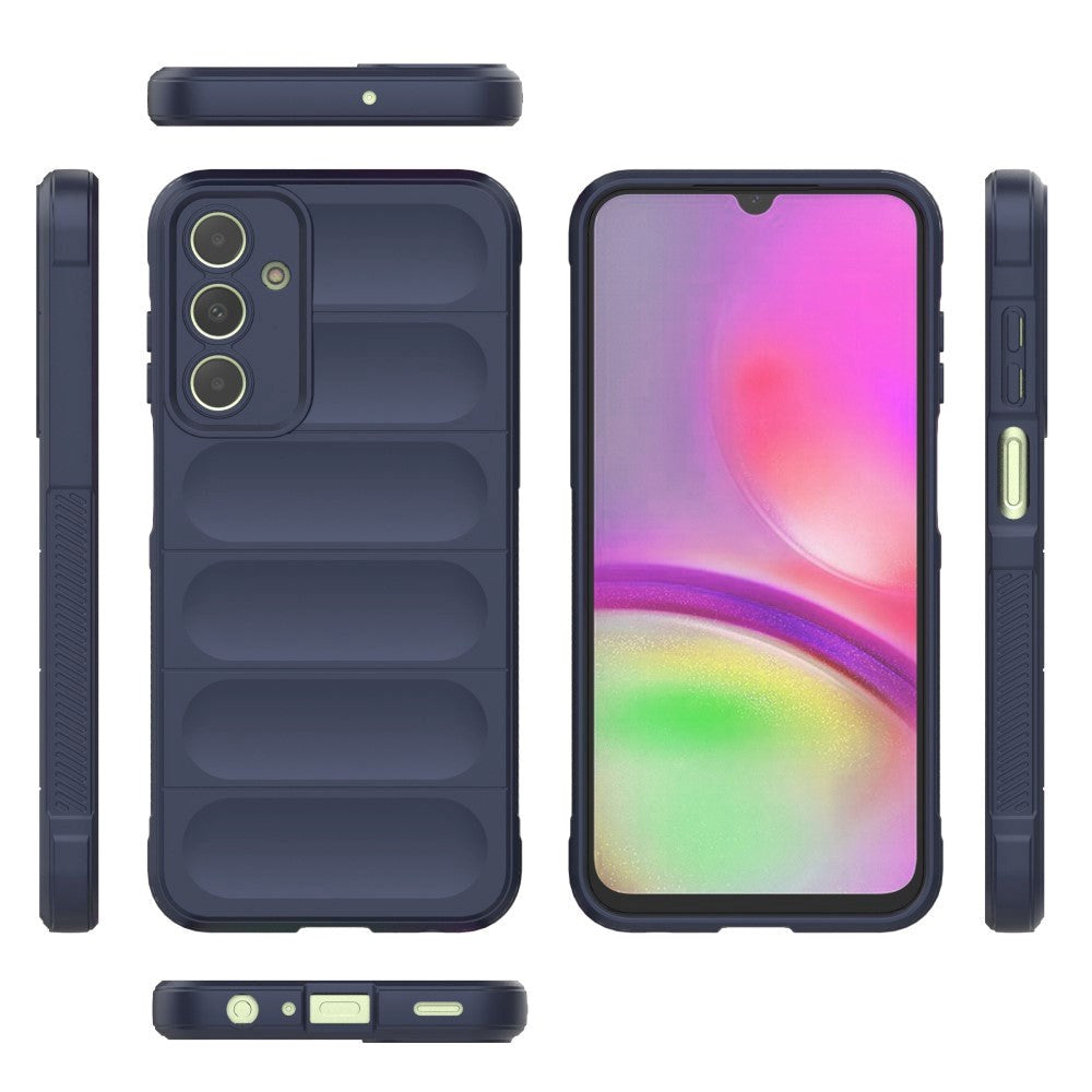 Samsung Galaxy A25 (5G) Fleksibelt Plastik Mobil Cover - Mørke Blå