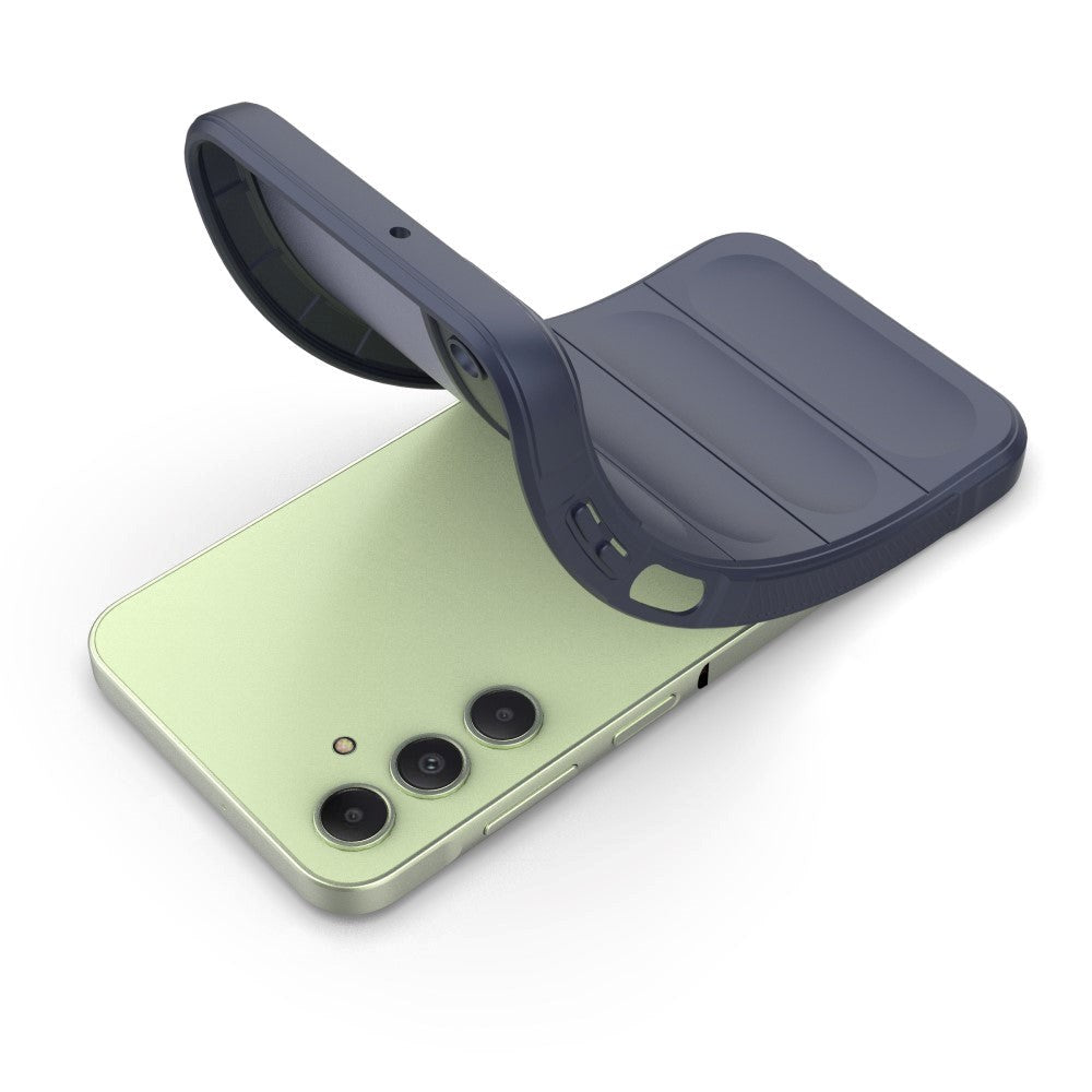 Samsung Galaxy A25 (5G) Fleksibelt Plastik Mobil Cover - Mørke Blå