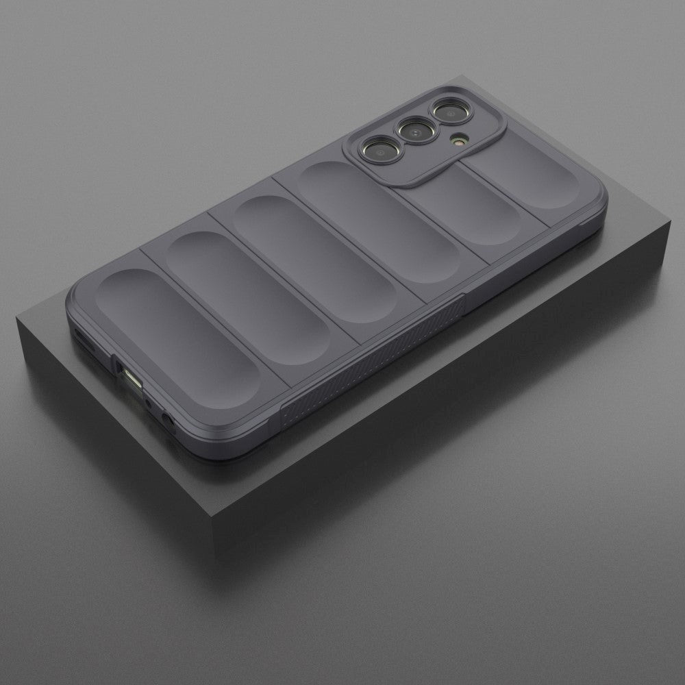 Samsung Galaxy A25 (5G) Fleksibelt Plastik Mobil Cover - Mørke Grå