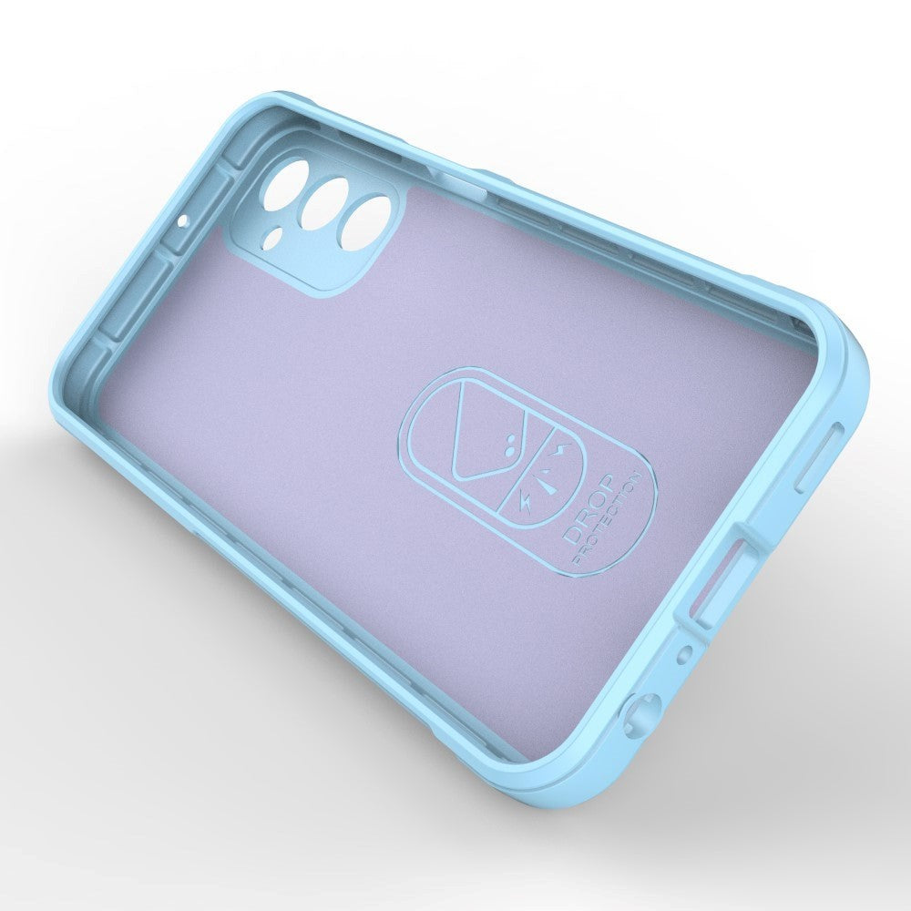 Samsung Galaxy M34 (5G) / F34 (5G) Fleksibelt Plastik Mobil Cover - Lyseblå