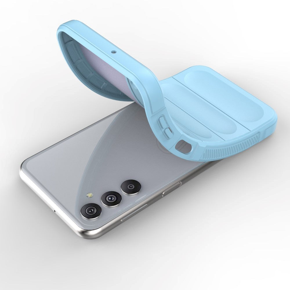 Samsung Galaxy M34 (5G) / F34 (5G) Fleksibelt Plastik Mobil Cover - Lyseblå