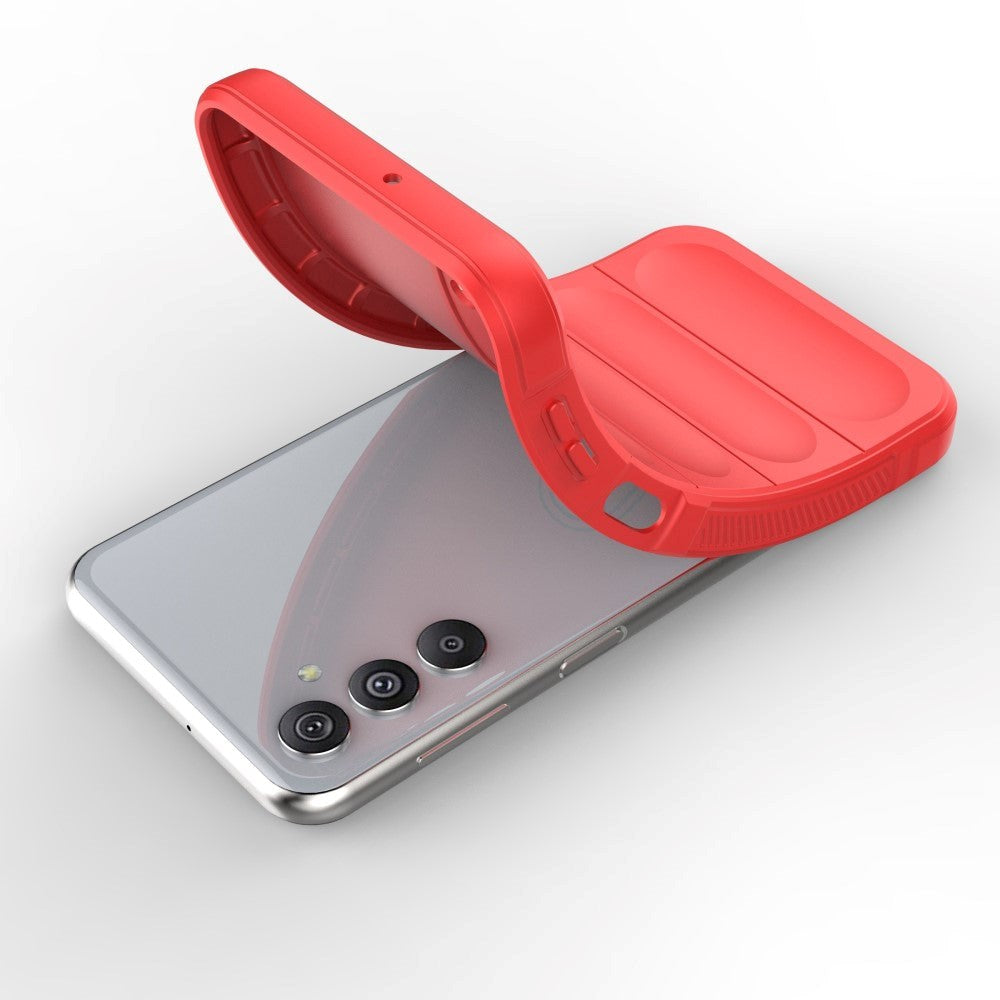 Samsung Galaxy M34 (5G) / F34 (5G) Fleksibelt Plastik Mobil Cover - Rød