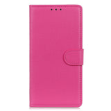 Honor 90 Litchi Læder Mobil Cover m. Pung - Pink