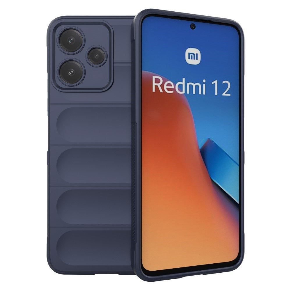 EIDERWOOD Xiaomi Redmi 12 (5G) / Poco M6 Pro (5G) Fleksibelt Plastik Mobil Cover - Mørkeblå