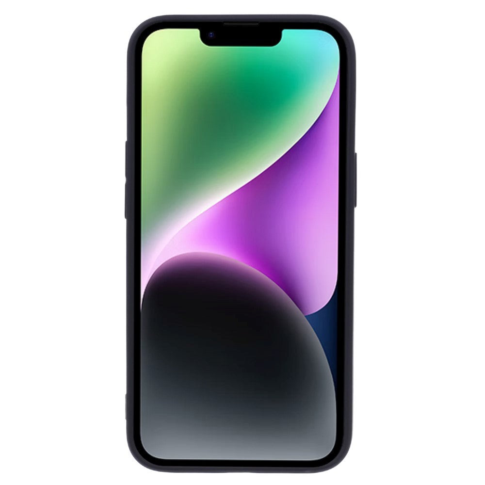 iPhone 13 Silikone Mobil Cover m. Kamerabeskytter - MagSafe Kompatibel - Sort