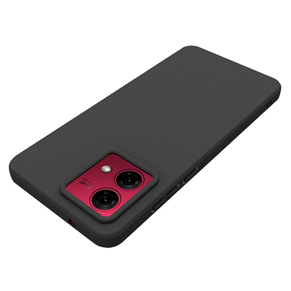 Motorola Moto G84 Mat Fleksibelt Plastik Mobil Cover - Sort